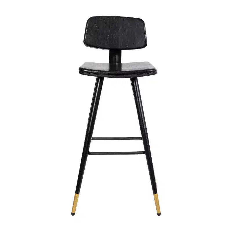 Tabourets de bar en similicuir Tabourets rembourrés contemporains