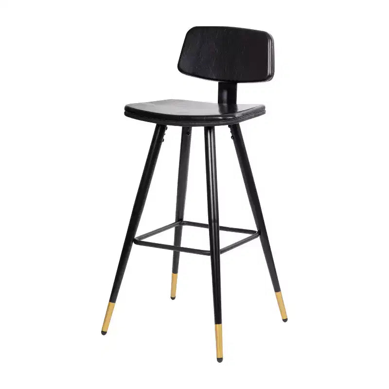 Tabourets de bar en similicuir Tabourets rembourrés contemporains