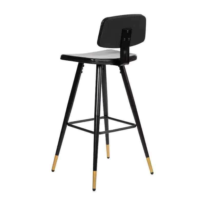 Tabourets de bar en similicuir Tabourets rembourrés contemporains
