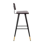 Tabourets de bar en similicuir Tabourets rembourrés contemporains