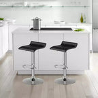 Tabouret de bar pivotant en cuir PU, chaises de comptoir de cuisine réglables