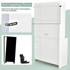 Bahut de cuisine 4 portes 180 cm avec rangement