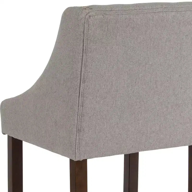 Tabouret de comptoir de 24 pouces avec garniture cloutée