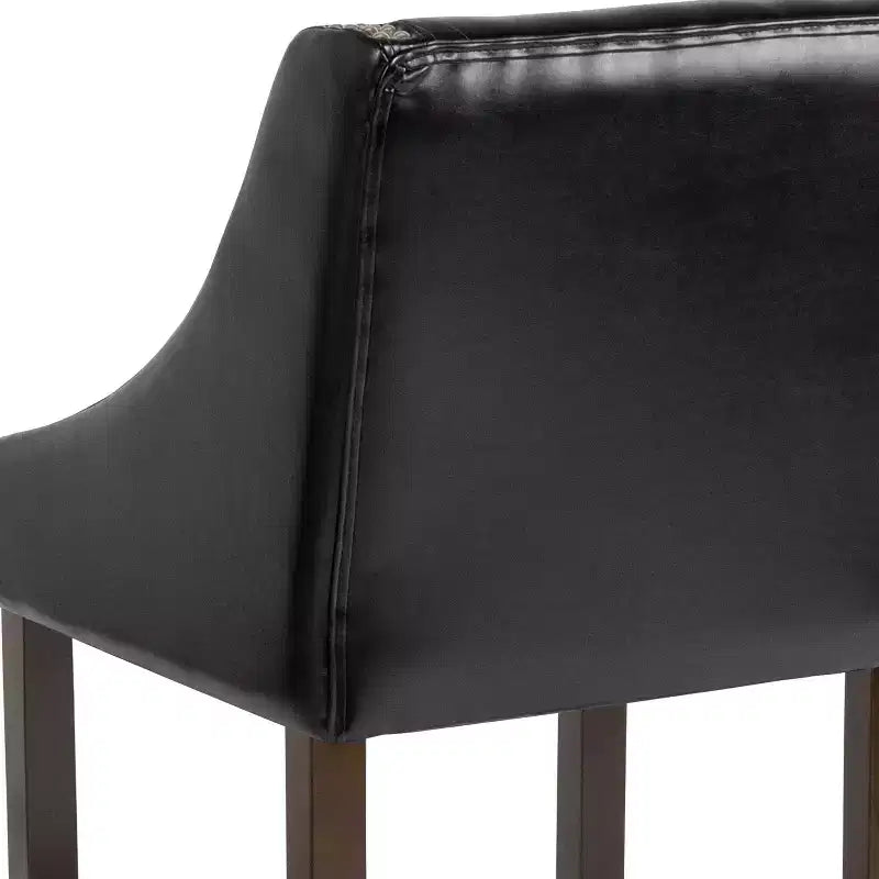Tabouret de comptoir de 24 pouces avec garniture cloutée