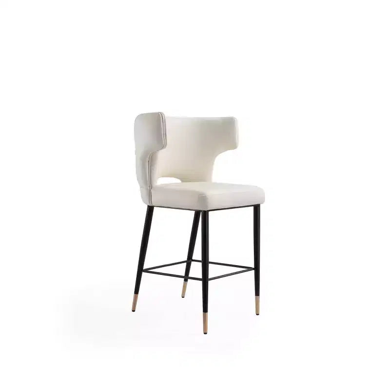 Holguin Upholstered Counter Height Barstool - Manhattan Comfort