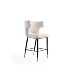 Holguin Upholstered Counter Height Barstool - Manhattan Comfort
