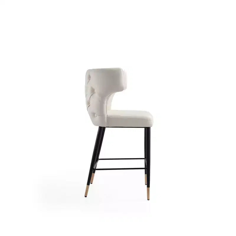 Tabouret de bar rembourré Holguin de hauteur comptoir