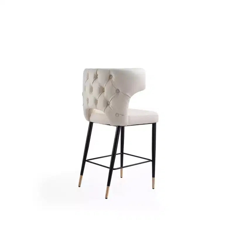 Tabouret de bar rembourré Holguin de hauteur comptoir