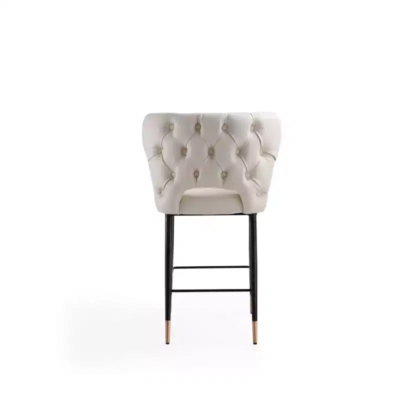 Tabouret de bar rembourré Holguin de hauteur comptoir